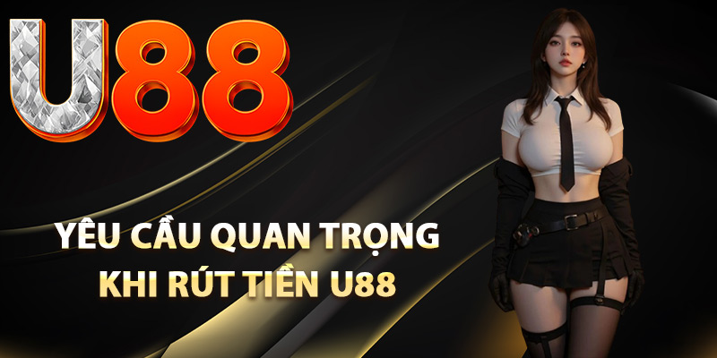 Rút Tiền U88 – Nhận Tiền Về Tài Khoản Chỉ Sau Vài Phút 1 Những yêu cầu quan trọng khi rút tiền U88